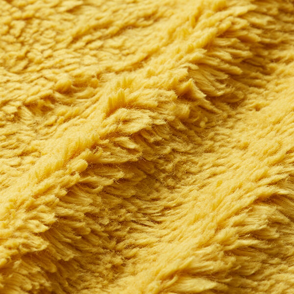 Katoen sherpa effen – mosterd, image number 2