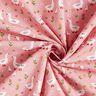 Katoenpopeline Ganzen op de weide – roze,  thumbnail number 3
