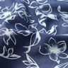 Chambray Zomerse bloesems – marineblauw/ecru,  thumbnail number 2