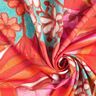 Strandkleding paneel pareo zomerbloemen – oranje/geel olijfgroen,  thumbnail number 4
