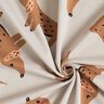 French Terry sommersweat Grote teckels – licht taupe,  thumbnail number 3