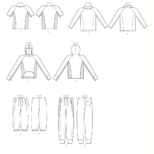 Heren - top|trui|broek, McCalls 7486 | 46 - 52, image number 9