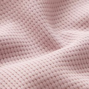 Mini Katoenen wafel jersey effen – oudroze, 