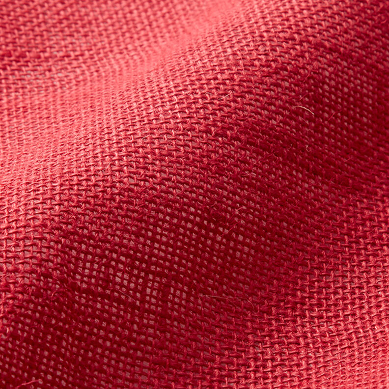 Decostof Jute Effen 150 cm – rood,  image number 3