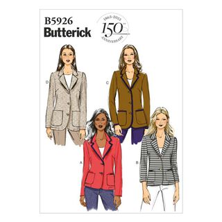 Blazers, Butterick 5926|34 - 42, 