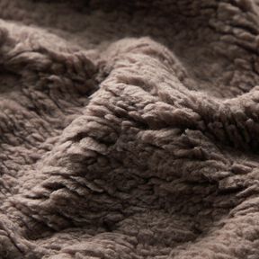 Knuffelige teddypluche – donkertaupe, 