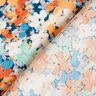 Viscosestof gevlekte bloemen – terracotta/blauw,  thumbnail number 4