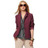 Ramie Linnen stof stone washed, zware kwaliteit – bordeauxrood,  thumbnail number 4