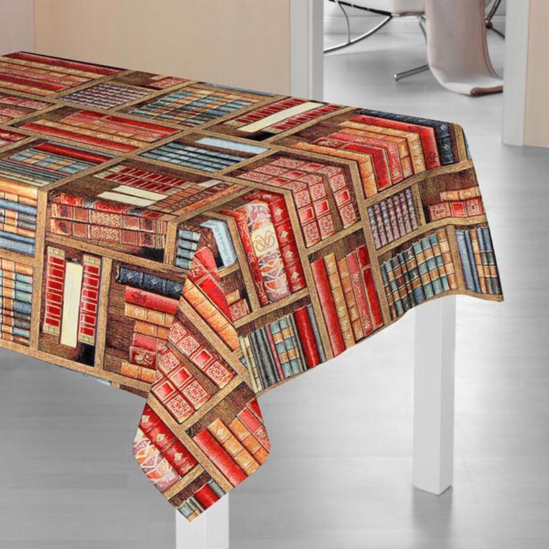 Jacquard gobelin Boekenplank – bruin,  image number 5