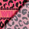 Viscose Voile Leeuw en bloemenrandontwerp Panel – pink/oranje,  thumbnail number 5