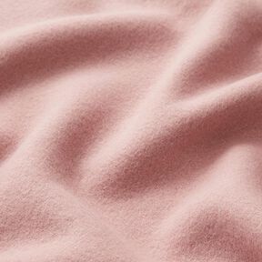 Katoenfleece Effen – oudroze, 