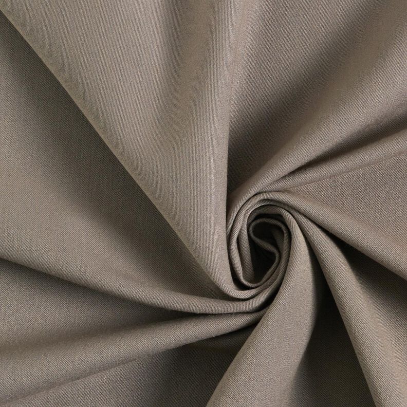 Bi-stretch gabardine – donkertaupe,  image number 1