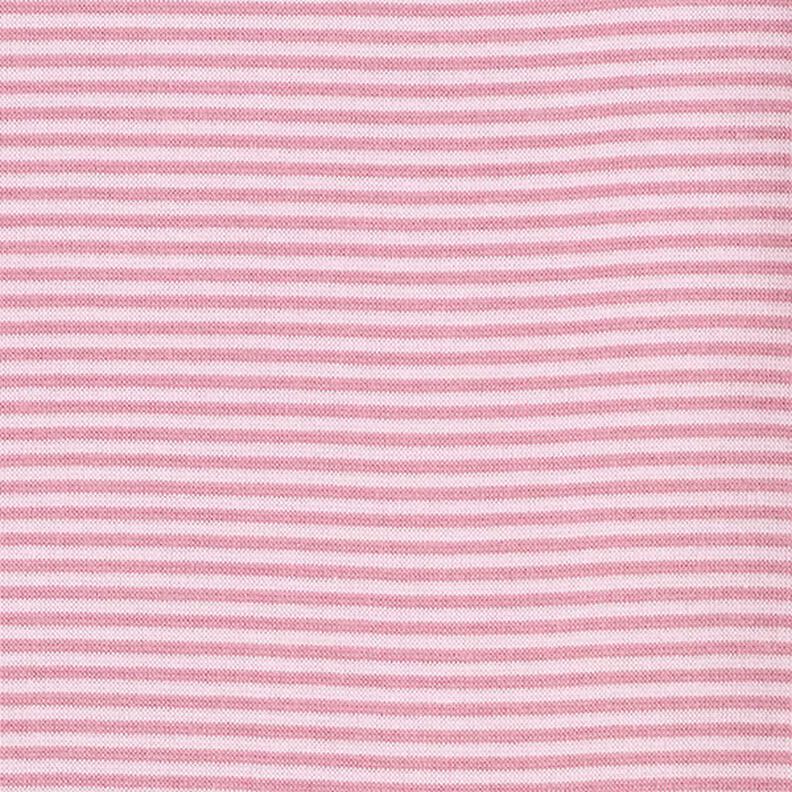 Boordstof rondgebreid smalle ringen – oudroze/roze,  image number 1