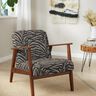 Bekledingsstof Jacquard Zebra – kaki/zwart,  thumbnail number 7