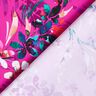 Badpakstof Aquarelbloemen – purper/wit,  thumbnail number 4