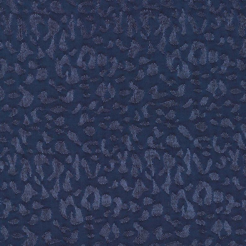Viscosestof luipaardpatroon – nachtblauw,  image number 1