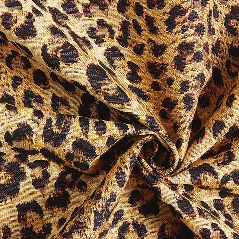 Jacquard gobelin luipaard – beige, image number 3
