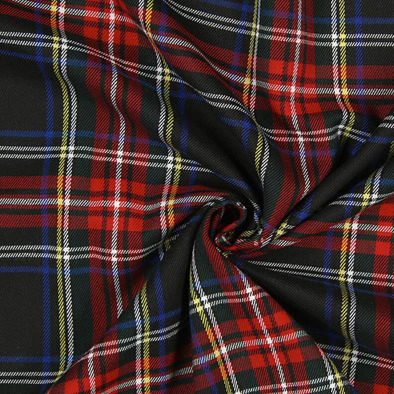 Schotse ruit tartan ruit groot – zwart,  image number 2