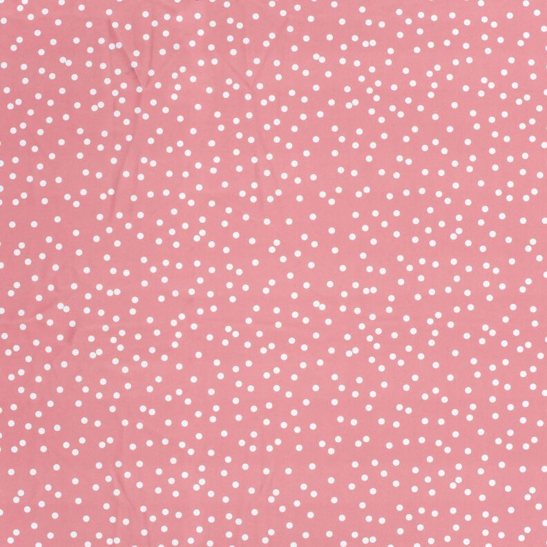 Badpakstof UPF50 Kleine stippen – roze/wit,  image number 1