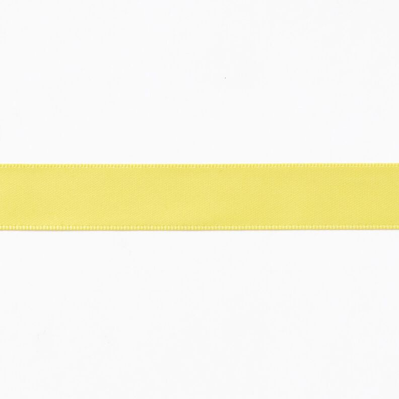 Satijnband [15 mm] – citroengeel,  image number 1