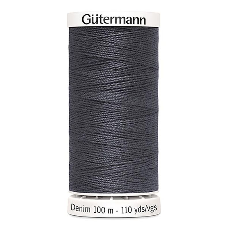 Jeansdraad [9455] | 100 m | Gütermann – grijs,  image number 1