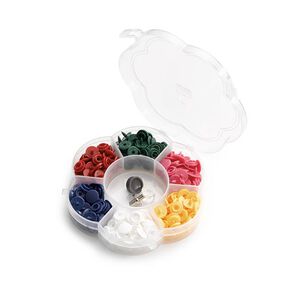 Drukknopen Colour Snaps Mini inclusief gereedschap, 9 mm [ 72 Stuk ] | Prym, 