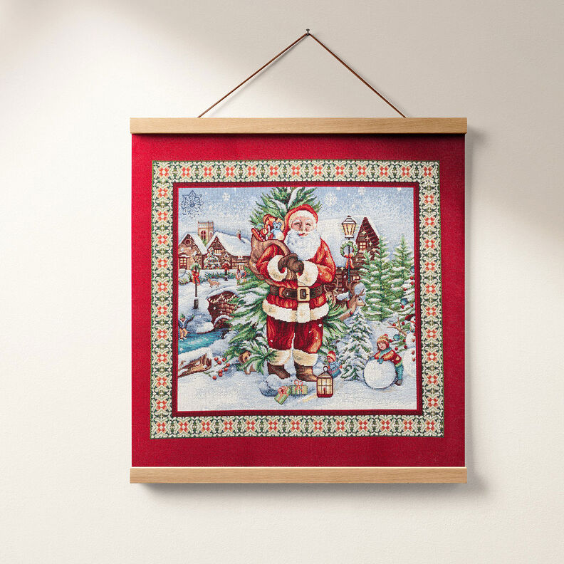 Panel Gobelin Kerstbezoek – karmijnrood, image number 6