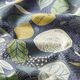 Katoenen stof Cretonne Bladeren – navy,  thumbnail number 2