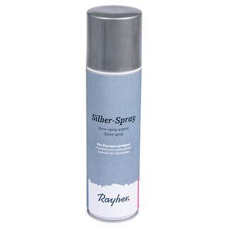 Decoratie Spray – zilver, 