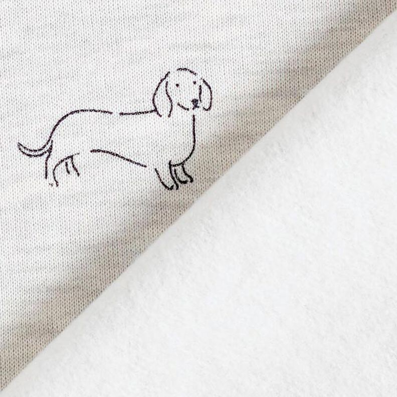 Sweatshirt geruwd Honden Mix – ecru,  image number 5