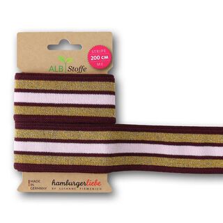 Biologische jacquardbanden STRIPE ME college GOTS [200 CM | 3,5 CM]  | Albstoffe | Hamburger Liebe, 