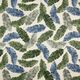 Decostof half panama Palmbladeren – donkergroen/blauw,  thumbnail number 1