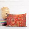 Decostof Half panama Etnische ornamenten – terracotta,  thumbnail number 6