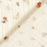 Mousseline/dubbel gehaakte stoffen Bloemen en egels – ecru,  thumbnail number 4