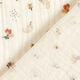 Mousseline/dubbel gehaakte stoffen Bloemen en egels – ecru,  thumbnail number 4