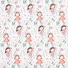 Katoenpopeline Bloemenfeeën Digitaal printen – ivoor,  thumbnail number 1