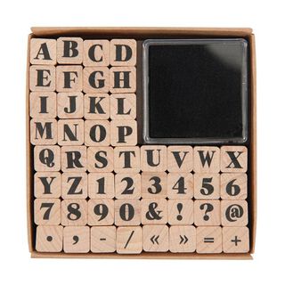 Stempelset ABC & Cijfers II | Rico Design, 