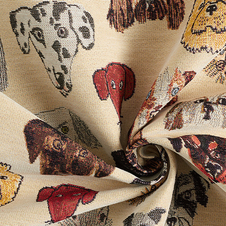 Decostof Gobelin honden – beige, image number 3