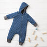 Jeans teddy doorgestikte stof – staalblauw,  thumbnail number 8