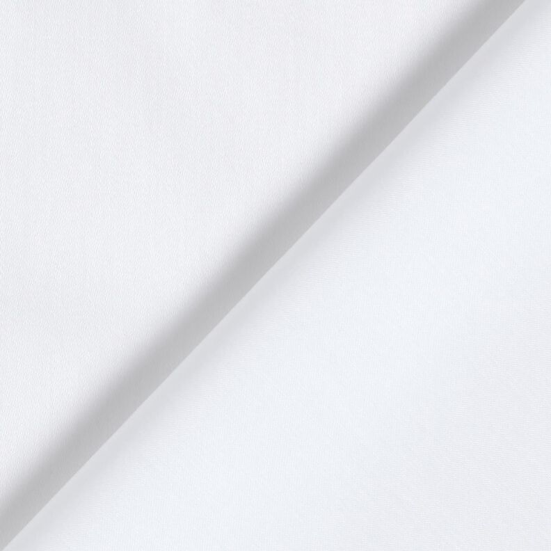 Katoensatijn Effen – wit,  image number 4