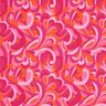 Badpakstof abstracte lussen – intens roze/oranje,  thumbnail number 1