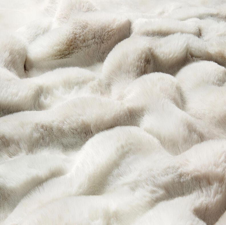 Nepbont Langharig met kleurverloop &ndash; zilvergrijs,  image number 2