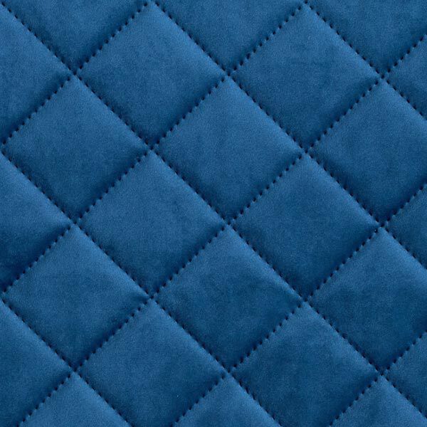 Bekledingsstof Fluweel Doorgestikte stof – marineblauw,  image number 1