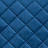 Bekledingsstof Fluweel Doorgestikte stof – marineblauw,  thumbnail number 1