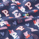 Cretonne Licentiestof Peppa Pig “Peppa” | ABC Ltd. – marineblauw,  thumbnail number 2