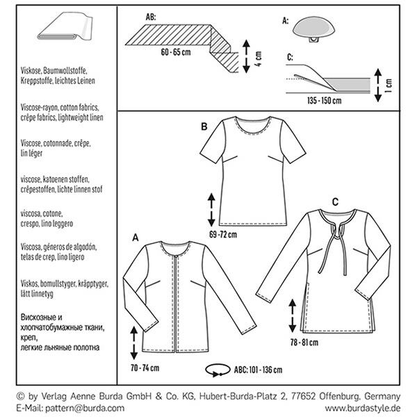 Jas / shirt, Burda 6610,  image number 6