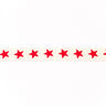 Webband Katoen Sterren – rood,  thumbnail number 1