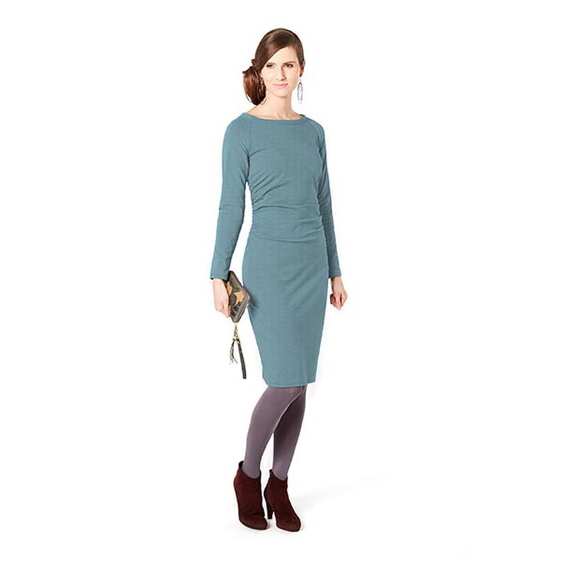 Structuur jersey glinstering – duifblauw,  image number 4
