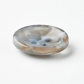 4-gats knoop gemarmerd [Ø 15 mm] – babyblauw/beige, 