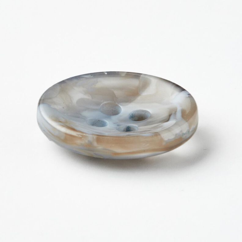 4-gats knoop gemarmerd [Ø 15 mm] – babyblauw/beige,  image number 2